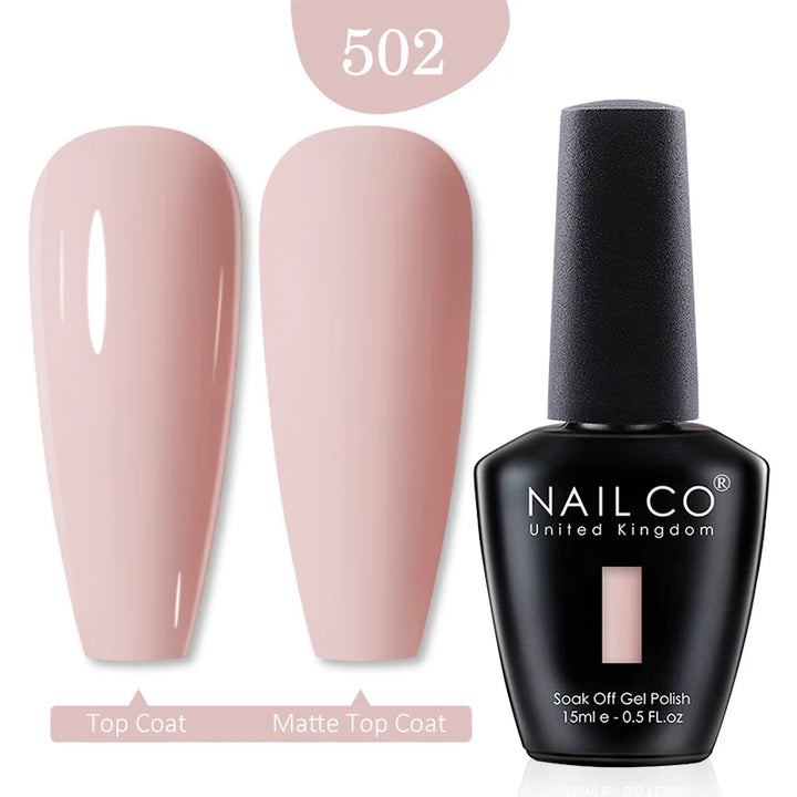NAILCO Red Colors Series 15ML Nail Gel Polish Nail Supplies Semi Permanent For Nail Art Manicure Soak Off LED UV Hybrid Varnish