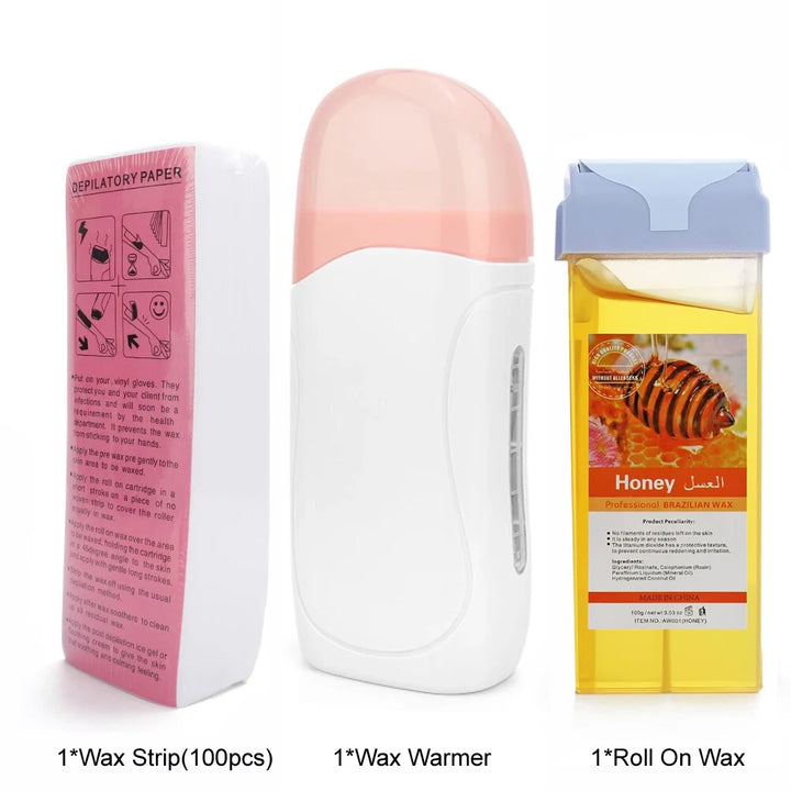 Hair Removal Wax Roller Refill Kit Volume Hair Removal Wax Tube Warms the Whole Body Limbs Hand Hair Removal Cream