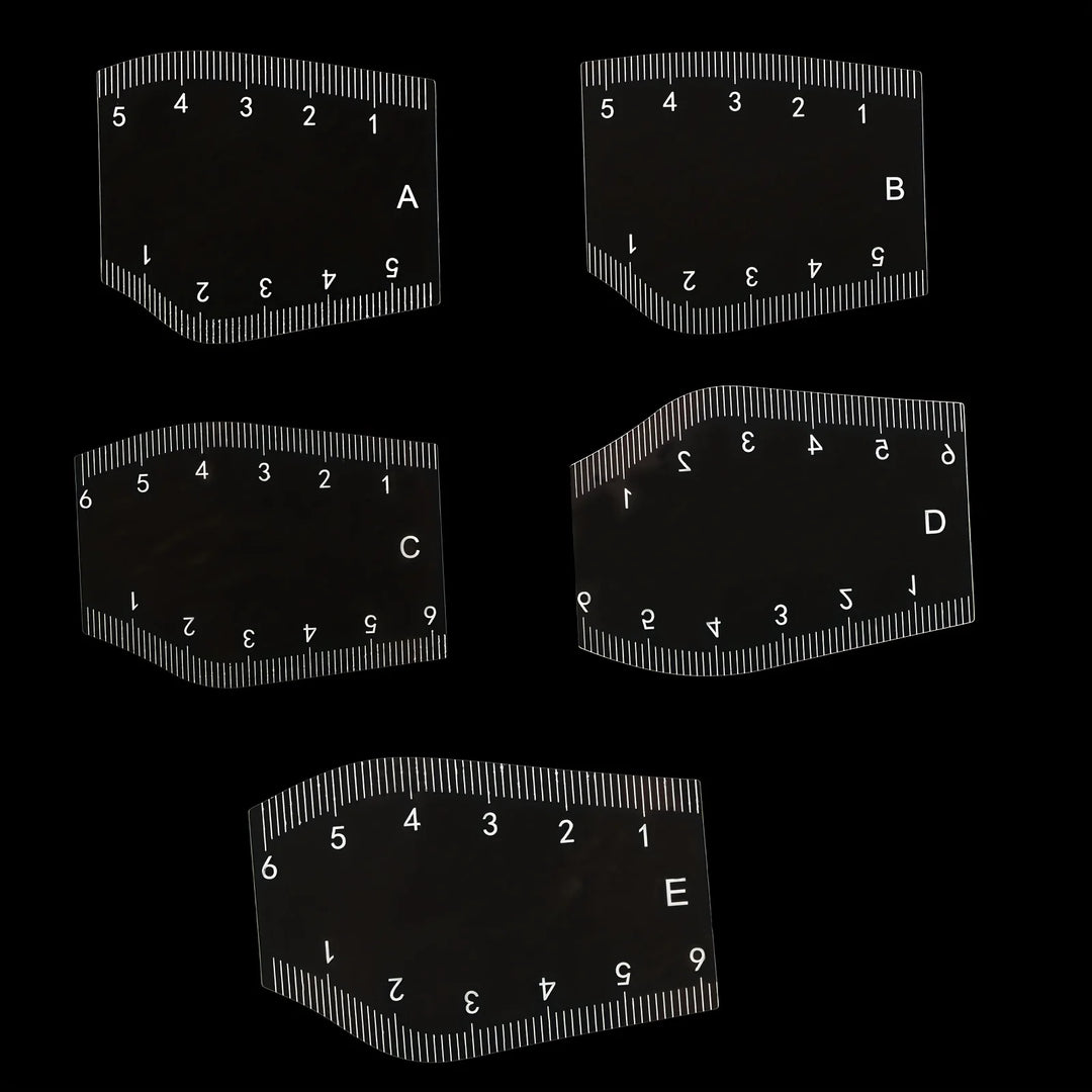 5pcs Eyebrow Shaping Stencil Set,  Magic Tool for Eyebrow Design and Tattooing, Eyebrow Shaping Stencil，Eyebrow Shaping Stencil