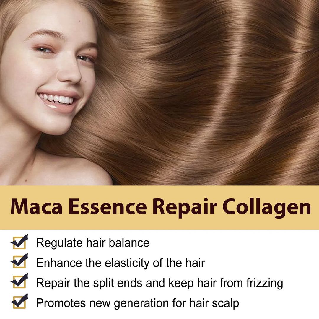 Collagen Keratin Hair Mask Oil Control Moisturizer Hair Soft Smooth Frizz Damaged Repair Revitalize Protein Correction Cream