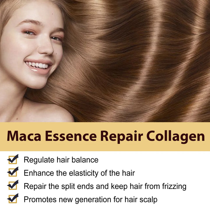Collagen Keratin Hair Mask Oil Control Moisturizer Hair Soft Smooth Frizz Damaged Repair Revitalize Protein Correction Cream