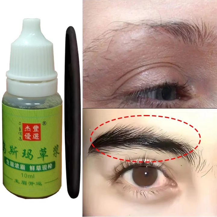 Eyebrows Growth Liquid Hair Fast Longer Fuller Thicker Usma Grass Serum Hair Loss Treatment Product Prevent Baldness Makeup New