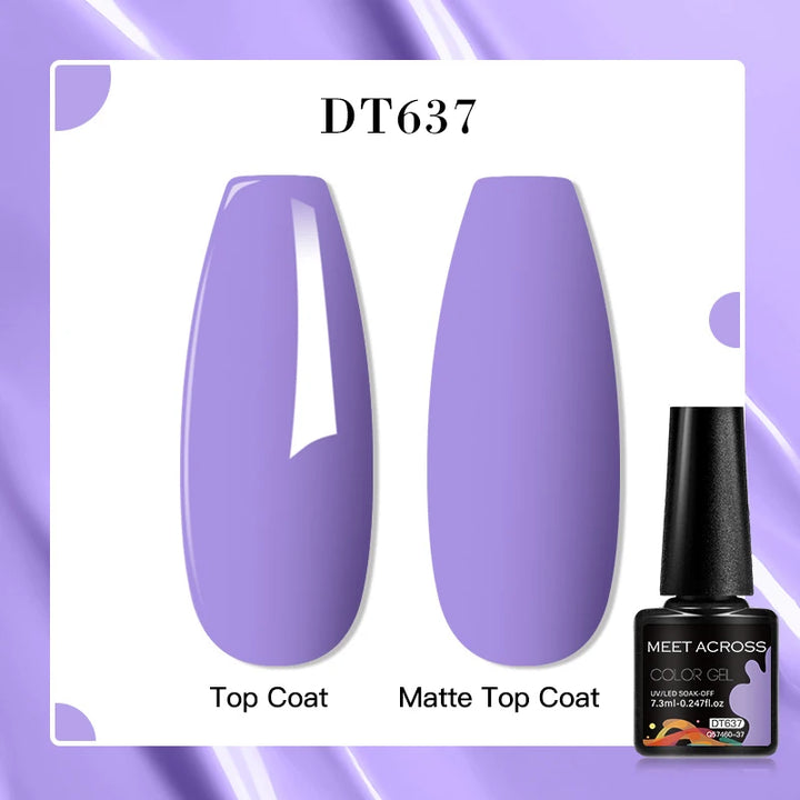 MEET ACROSS 7ml Porcelain White Cat Eye Gel Polish Holographic Glitter Magnetic Galactic Effect Gel Nail Polish Soak Off UV Gel