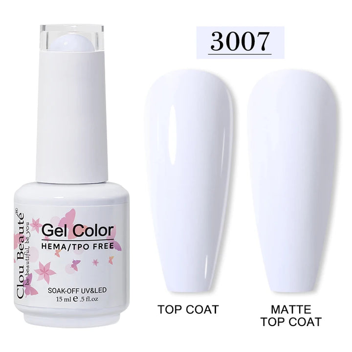 Clou Beaute 15ml HEMA TPO FREE Gel Nail Polish Vernis Semi Permanent UV Nail Art Varnish Lakiery Hybrydowe Manicure Gel Polish