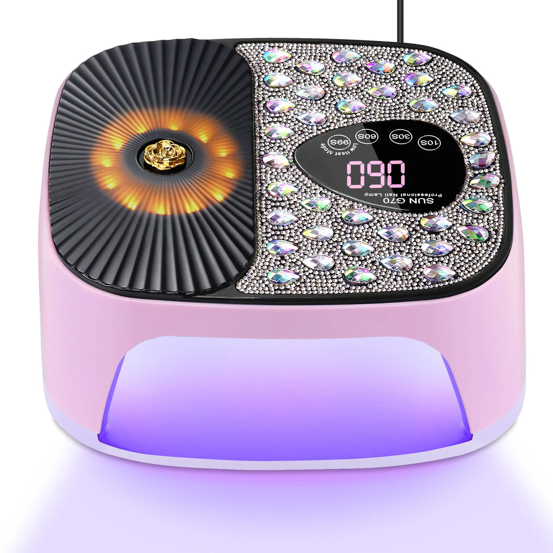 Professional Gel Nail Lamp 45 LED UV Nail Dryer with 4 Timers and Automatic Sensor Nail Curing Lamp Nail Salon Equipment
