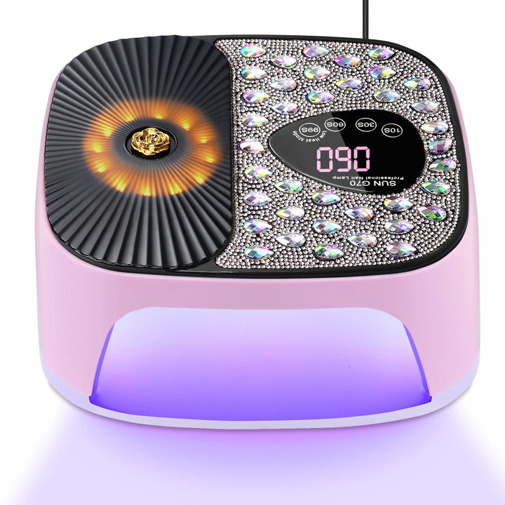 Professional Gel Nail Lamp 45 LED UV Nail Dryer with 4 Timers and Automatic Sensor Nail Curing Lamp Nail Salon Equipment
