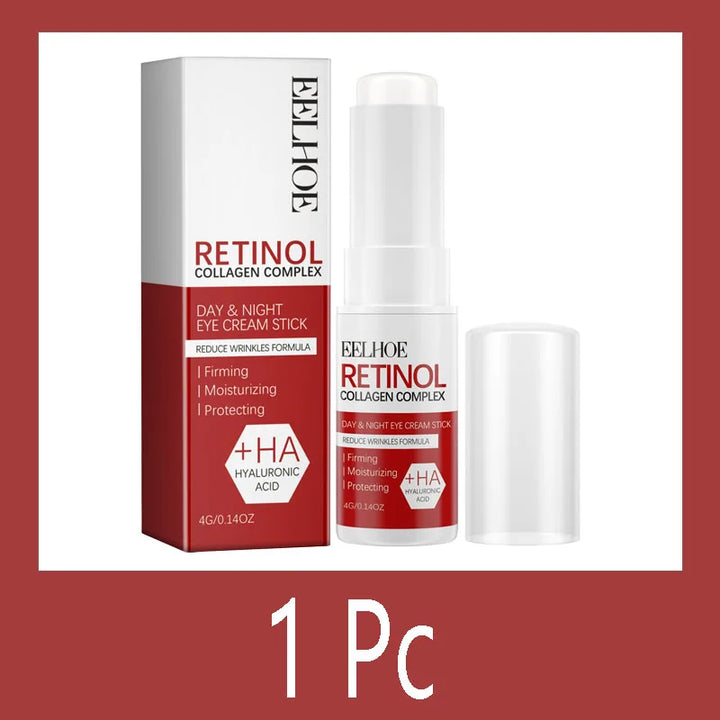 Retinol Eye Cream Collagen Multibalm Stick Reduce Wrinkles Eye Bag Hyaluronic Acid Anti Dark Circle Puffiness Eye Care Products