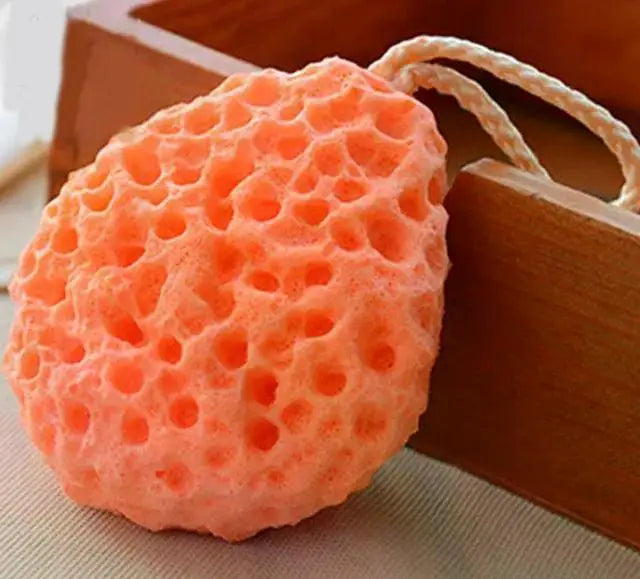 1PC Honeycomb Shape Newborn Baby Kids Bath Sponge Brushes Massage Baby Shower Exfoliating Body Face Cleaning Scrubber Newest