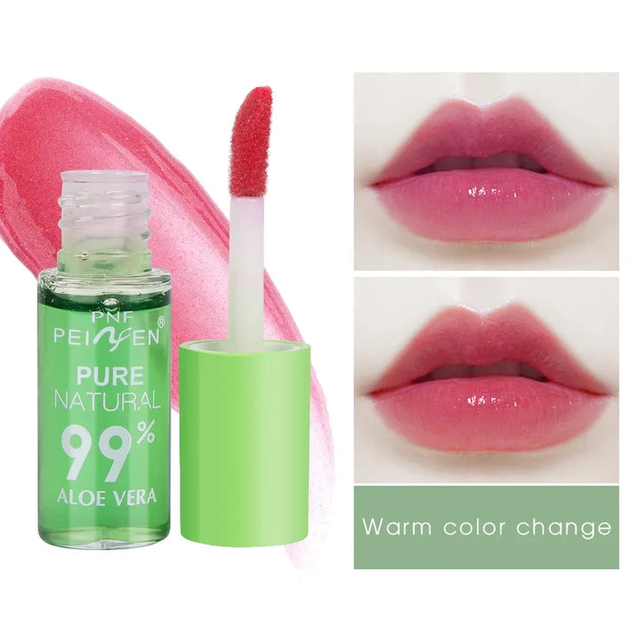 Color Mood Changing Lip Balm Long-Lasting Moisturizing Natural Aloe Vera Nouritious Anti Aging Lipstick Lips Makeup Comestics