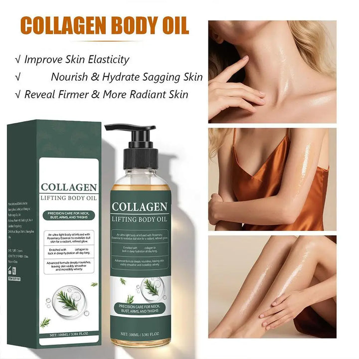 Collagen Body Oil Increased Moisturizing Body Tighten Skin Elasticity Smooth Non-greasy After Shower Body Oil