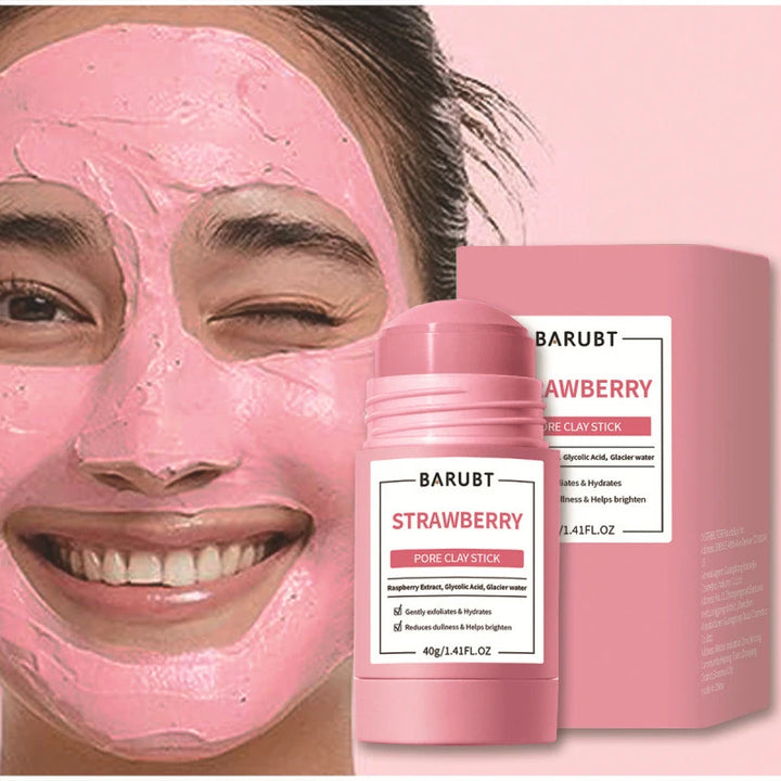 Deep Cleansing Mugwort Mud Mask Stick: Pore Cleaner,Gentle Blackhead Removal,Facial Soothing Repair,Spreadable Clay Mask