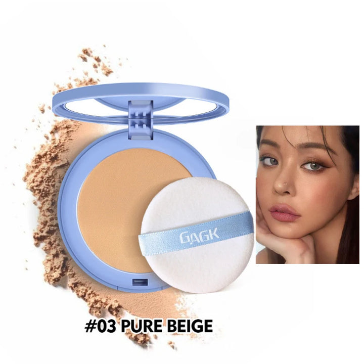 Translucent Bronzer Powder Makeup Nude Face Oil Control Matte Brighten Waterproof Set Press Loose Powder Korean Dupes Cosmetics