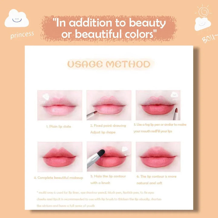 Face Secret Waterproof Liners Makeup Lipliner 12 Colors Matte Velvet Lipstick Pen / Liptint Long Lasting Waterproof Lip Tint