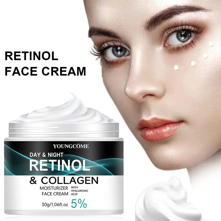 YOUNGCOME Retinol Cream Promotes Skin Elasticity And Luster Nourishing Nourishing And Locking Moisture To Improve Skin Texture