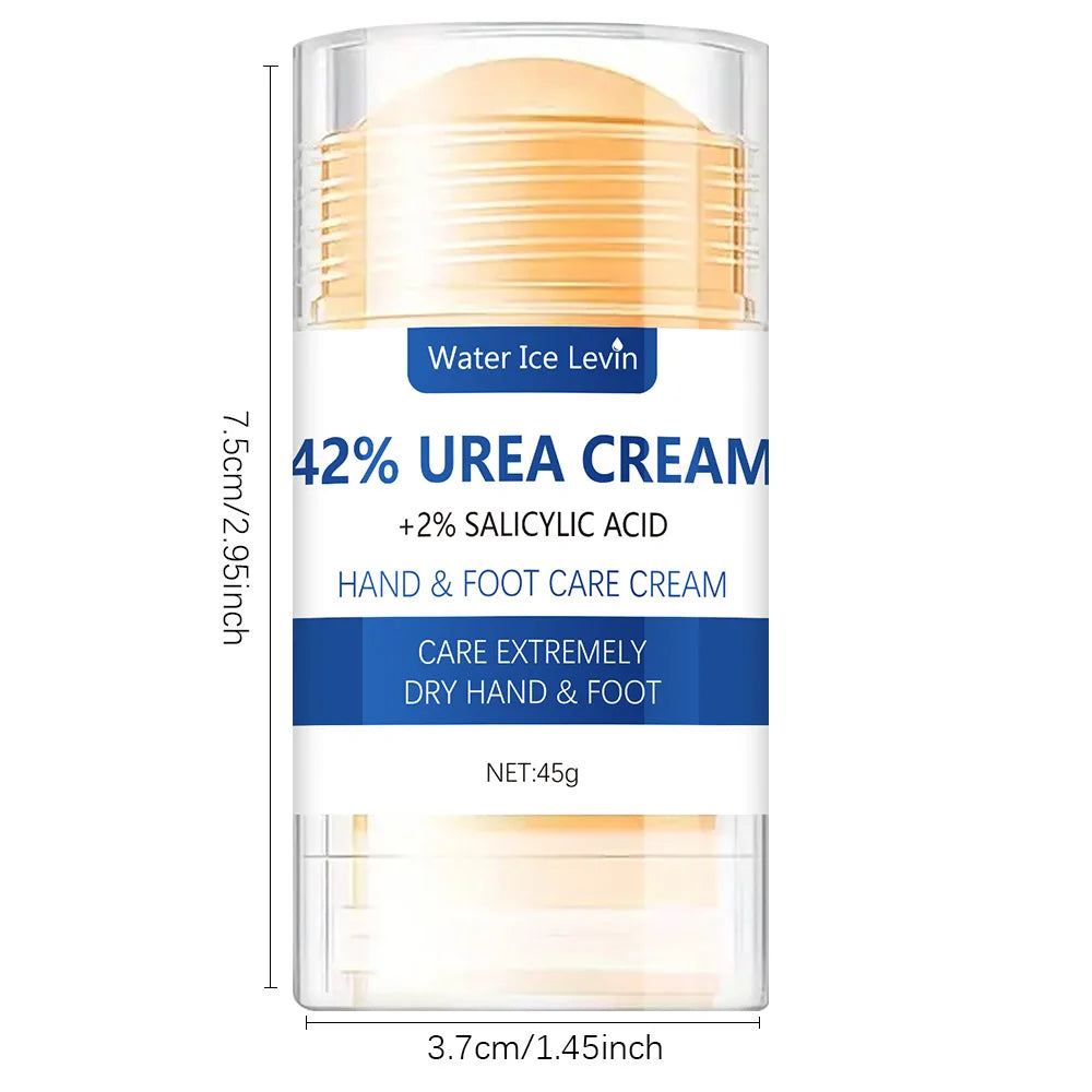 45 g Ultra-Moisturizing 42% Urea Foot Cream Aloe Vera for Softening Dry Chapped Feet - Gentle Exfoliating Daily Foot Lotion