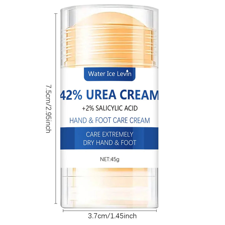 45 g Ultra-Moisturizing 42% Urea Foot Cream Aloe Vera for Softening Dry Chapped Feet - Gentle Exfoliating Daily Foot Lotion