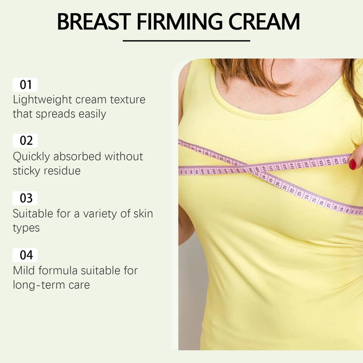 Breast Firming Cream Lifting Tightening Moisturizing Anti-Sagging Improves Elasticity Fast Absorbing for Women's Bust Care