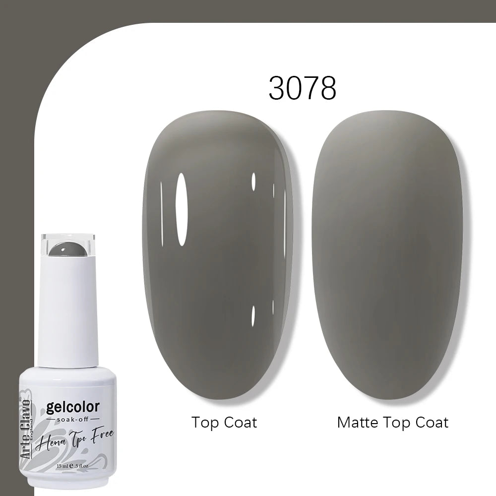 Arte Clavo 15ml HEMA TPO FREE Gel Nail Polish Pink Hybrid Nail Manicure Semi-permanent Enamels Varnish For UV LED Nails Supplies