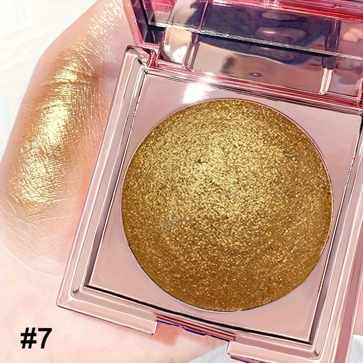 Compact - Waterproof, Full Coverage for All Skin Tones, Long-Lasting Shimmer & Dazzling Glitter Finish Christmas Makeup