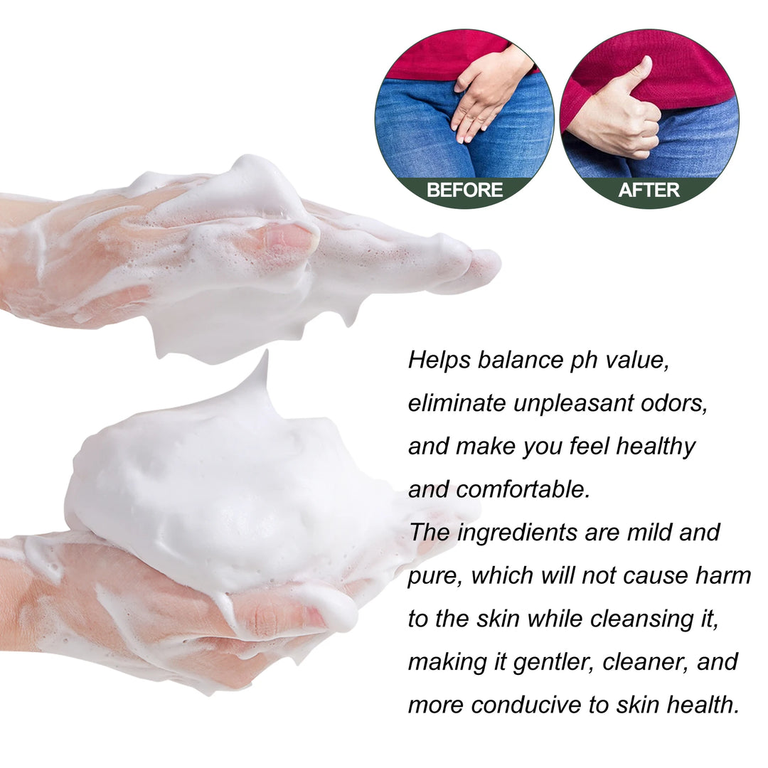 Female Wash Soap Yoni Bar Soap for Women Ph Balance Strawberry Remove Odor Deep Cleaning Moisturizing Private Parts Products