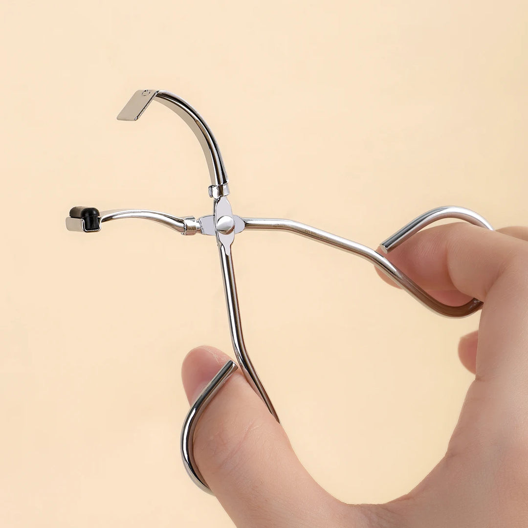 1PC portable eyelash curler, stainless steel wide-angle eyelash curler, used for eyelash curling and extension