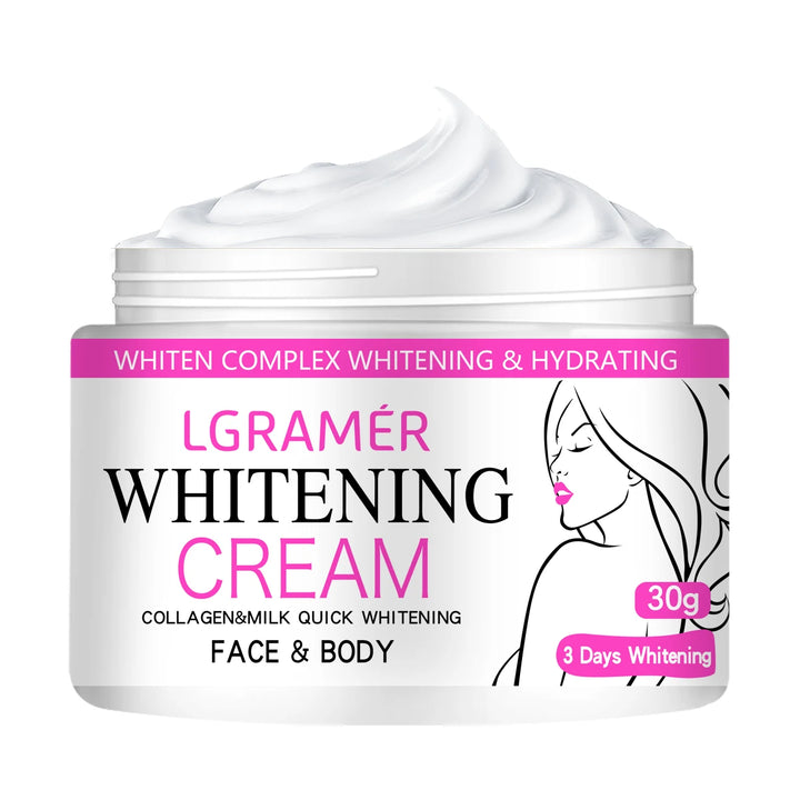 Face Body Brightening Cream Neck Knee Buttocks Thigh Underarm Inner Lightening Lotion Feminine Nourishing Dark Skin Care Cream