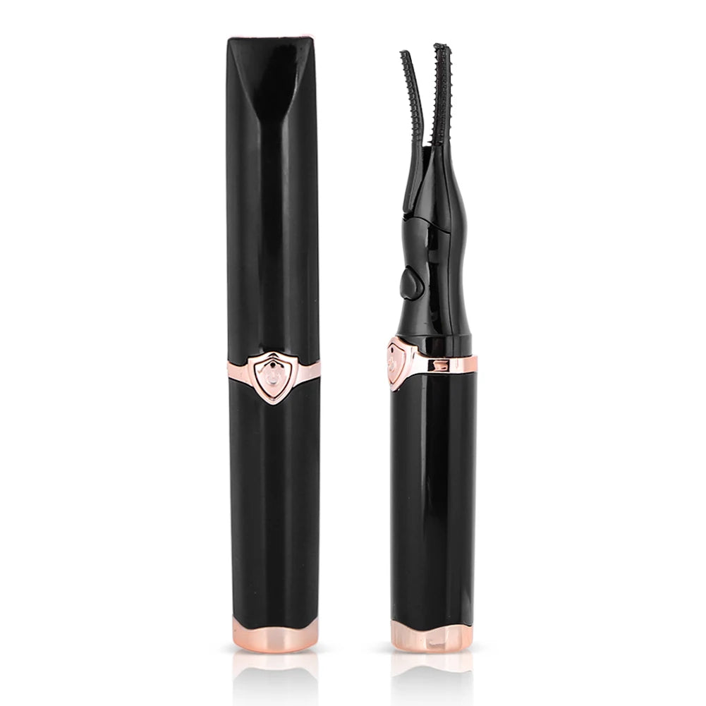 Heated Eyelash Curler USB Rechargeable Electric Eyelash Curler Long Lasting Quick Heating Natural Curl Eyelash Curler