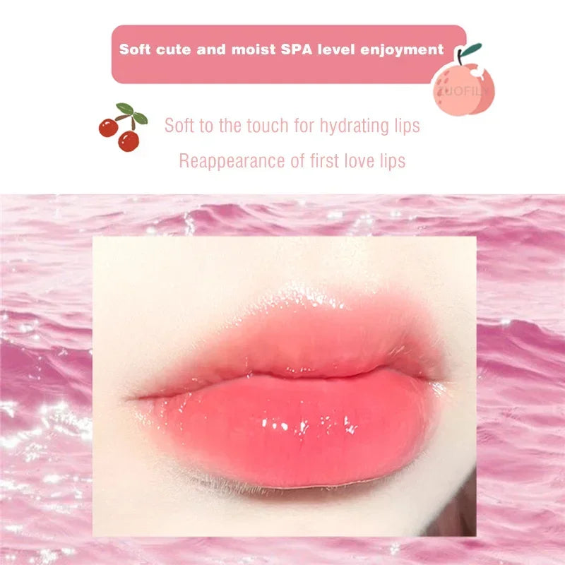 Korea lips care lip sleep mask night sleep hydrated maintenance lip balm pink lips whitening cream nourish protect cherry 3g