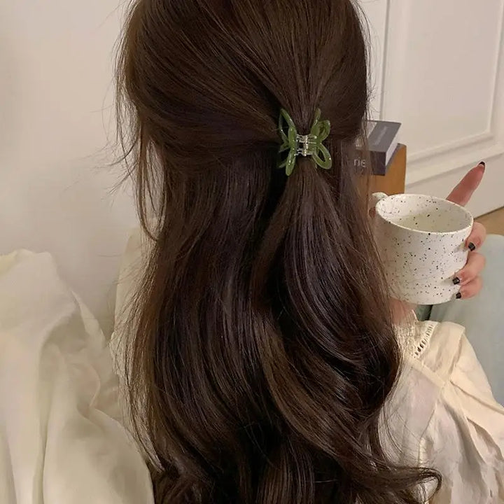 French Retro Butterfly Hair Accessories Back Of Hair Grasping Acetate Clips Hair Clips Crab Hair Clip Hair Clips For Women
