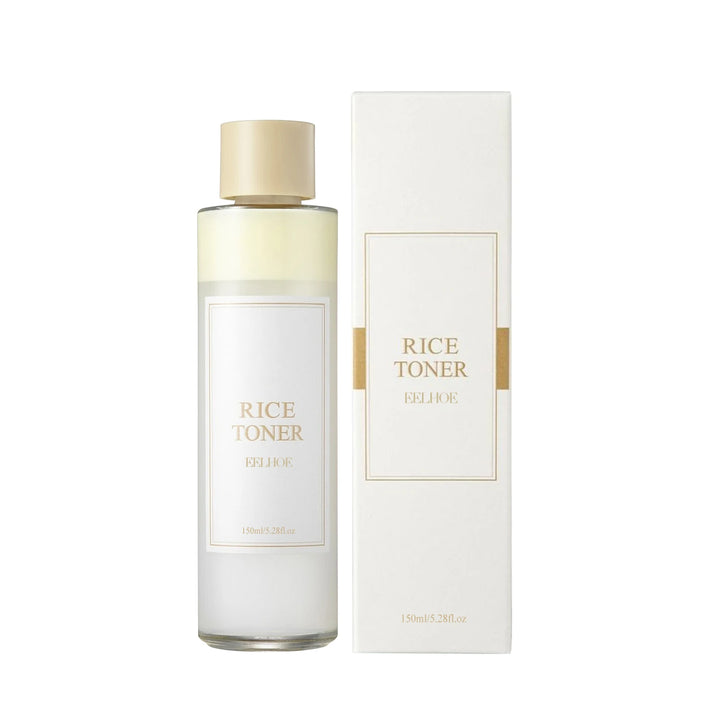 Rice Water Face Toner Essence Deep Moisturizing Repairing Skin Barrier Shrink Pore Brightening Anti Aging Nourishing Toner 150ml