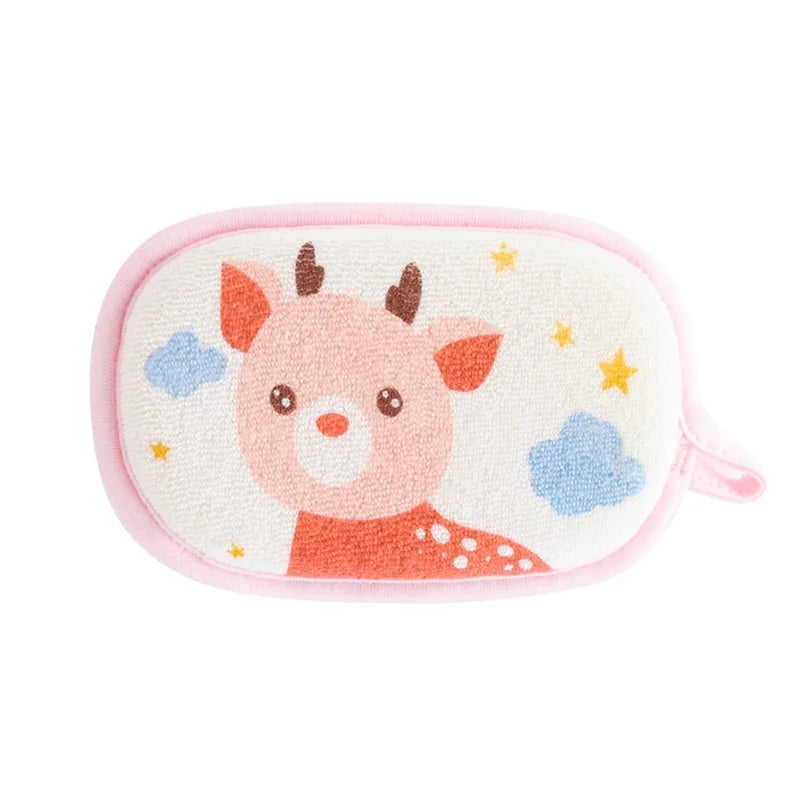 Baby Bath Brushes Sponge Children's Scrubbing Towel Bath Ball Cartoon Newborn Sponge Bath Towel Baby Care Items