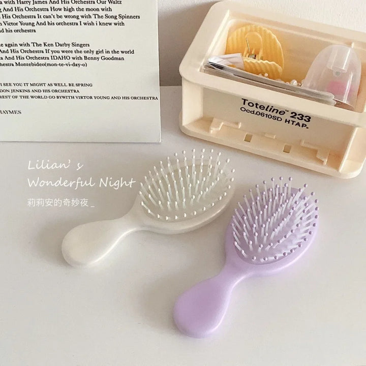 Mermaid Massage Air Cushion Combs for Kids Small Toddler Girls Hair Brushes Simplicity Lovely Hair Care Tool Fashion Solid Color
