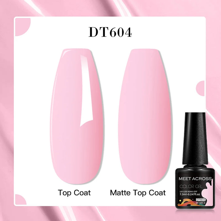 MEET ACROSS 7ml Porcelain White Cat Eye Gel Polish Holographic Glitter Magnetic Galactic Effect Gel Nail Polish Soak Off UV Gel
