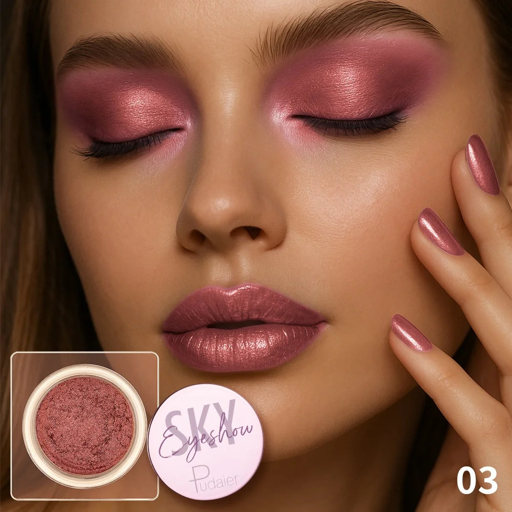 Glitter Sparkle Eyeshadow-Shiny and high-gloss eyeshadow, easy to apply, with high color rendering, Festival parties