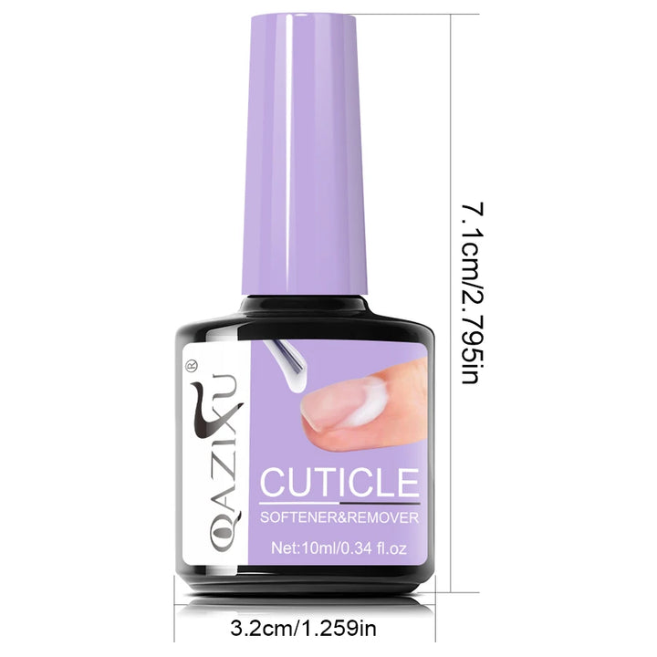 QAZIXU 10ml Nail Care Cuticle Remover Nail Polish for Dead Skin Gel Manicure Treatment Tool For Nail Art DIY Salon Home
