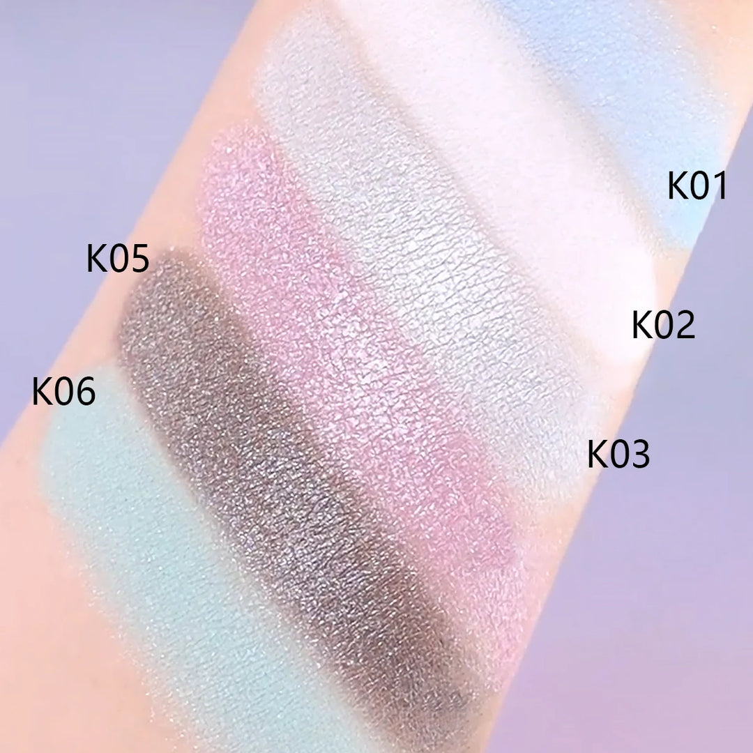 Uhue Single Eyeshadow K Series,Fine Powder,Smooth & Skin-Fit,Subtle Shimmer,Eye Brightening,Matte Finish,Daily Makeup,Glamour