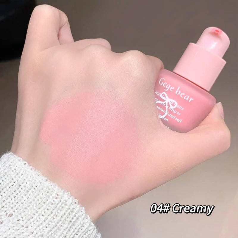 Gege Bear Light Blush Liquid Moisturizing Mirror Vitality Moisturizing Whitening Brightening Natural Rouge