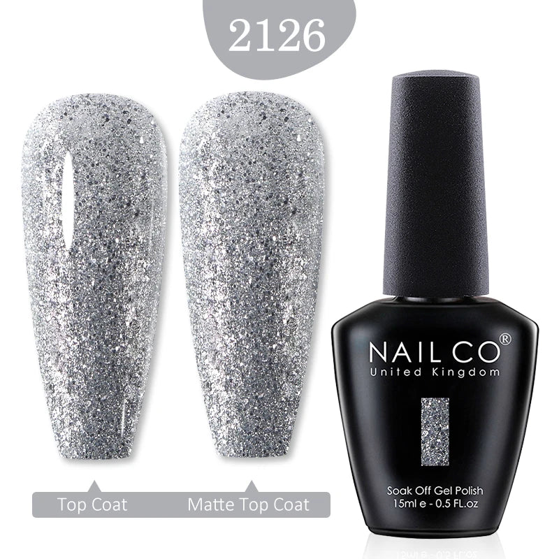 NAILCO Red Colors Series 15ML Nail Gel Polish Nail Supplies Semi Permanent For Nail Art Manicure Soak Off LED UV Hybrid Varnish