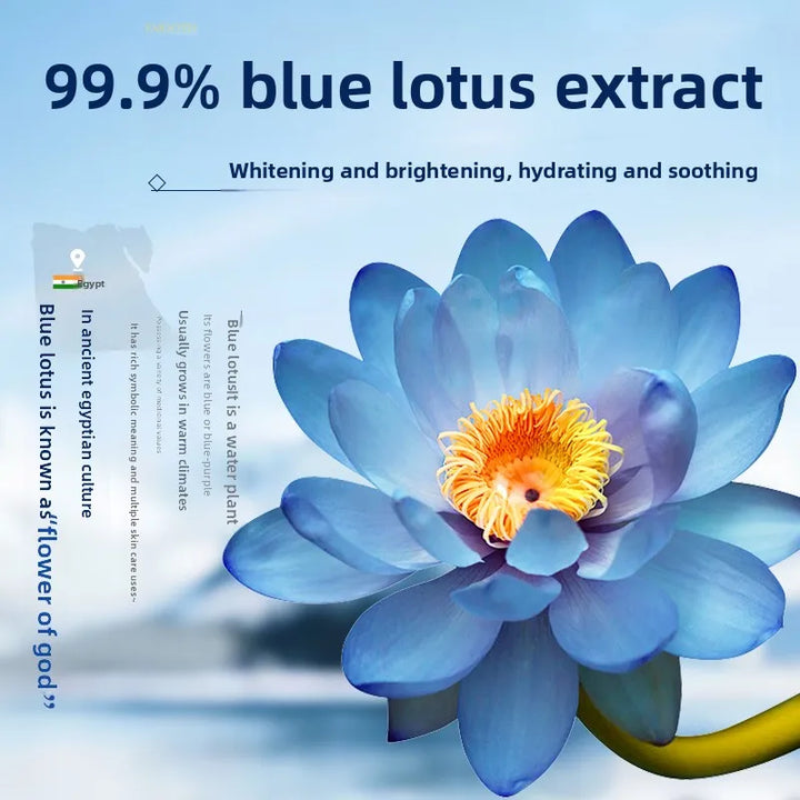 OHBT Blue Lotus Face Toner, 500ml  Deep Moisturing Nourish Essence Water, Whitening Brighten Skin Toner Large Capacity