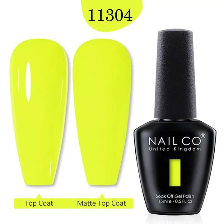 NAILCO Red Colors Series 15ML Nail Gel Polish Nail Supplies Semi Permanent For Nail Art Manicure Soak Off LED UV Hybrid Varnish