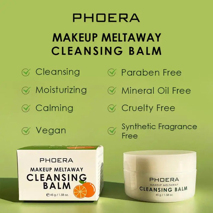 1/2/3 PCS Sweet Orange Oil Makeup Remover Cleansing Balm Gentle Moisturizing Deep Makeup Remover Refreshing Non-Tightening