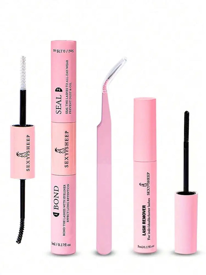 Lash Bond and Seal 10ml Individual Lashes Glue and Seal Super Strong Hold Lash Extension and Lash Glue Remover 5ml Kit