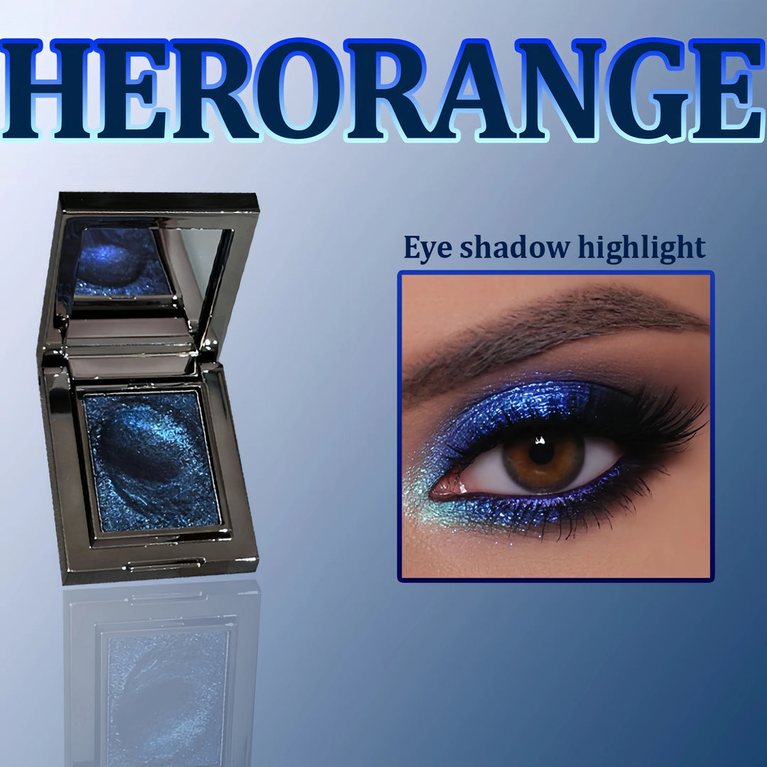 Single Color Glitter Eyeshadow Waterproof Sweatproof Long Lasting Highlight for Party Cosplay