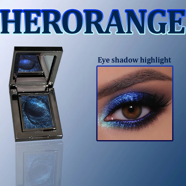 Single Color Glitter Eyeshadow Waterproof Sweatproof Long Lasting Highlight for Party Cosplay