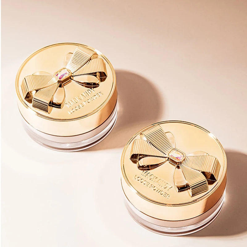 Mack Andy  Lasting Oil Control Pressed Powder Bronzer Natural Brighten Waterproof Loose Translucent Powder Dupes Makeup Women