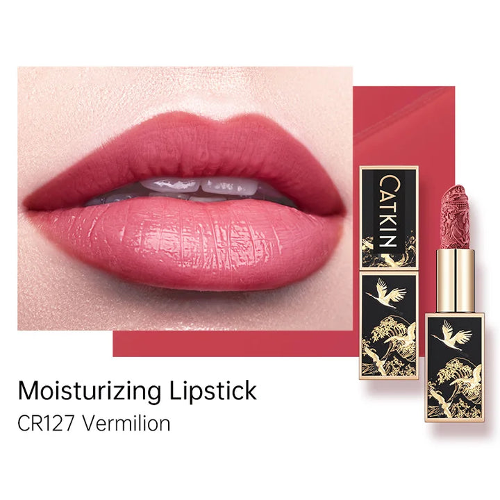 CATKIN Makeup Velvet Matte Lipstick, Hydrating Satin Long Lasting lipstick with Smooth and Creamy Texture