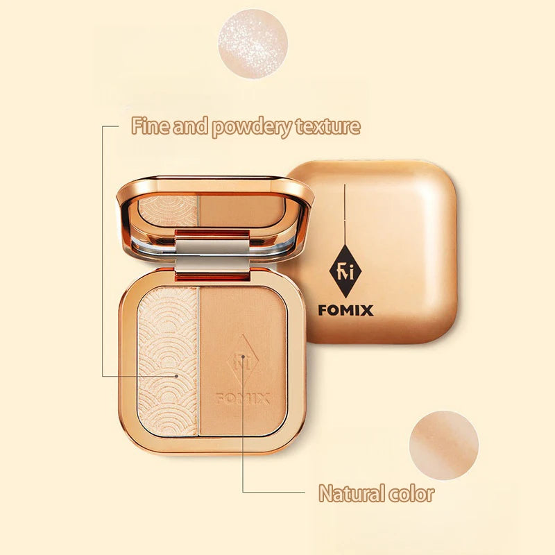 Bronze Contouring Palette Makeup Matte Blush Powder Highlighter Brightening Silkworm Rouge Cream Modify Concealer Cosmetics