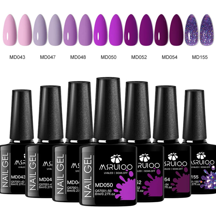 7pc Nail Gel Polish Set DIY Nail Art Design All For Decoration Soak Off UV Gel Long Lasting Manicure Painting Gel Vernis Kits
