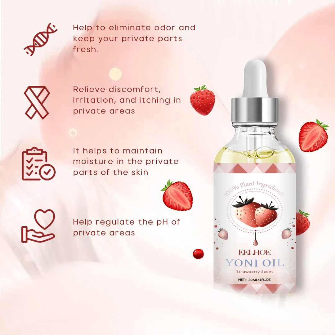 EELHOE Yoni Oil Vaginal Tightening Liquid Vaginal Hygiene Care Remove Odor Women Yoni Wash Essence Body Massage Oil Female Wash