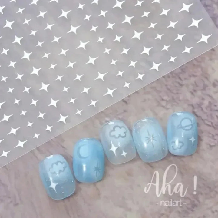 3D Small Bow Ribbon Bowknot Y2K Nail Sticker MIni Kawaii Japanese Adhesive Decals Nail Art Manicure Decorations DIY